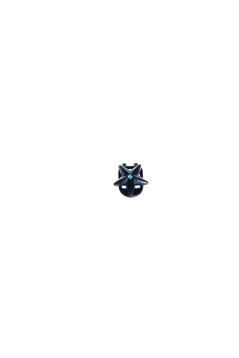 GLOSSY DROPS BLACK STAR HAIR CLIP