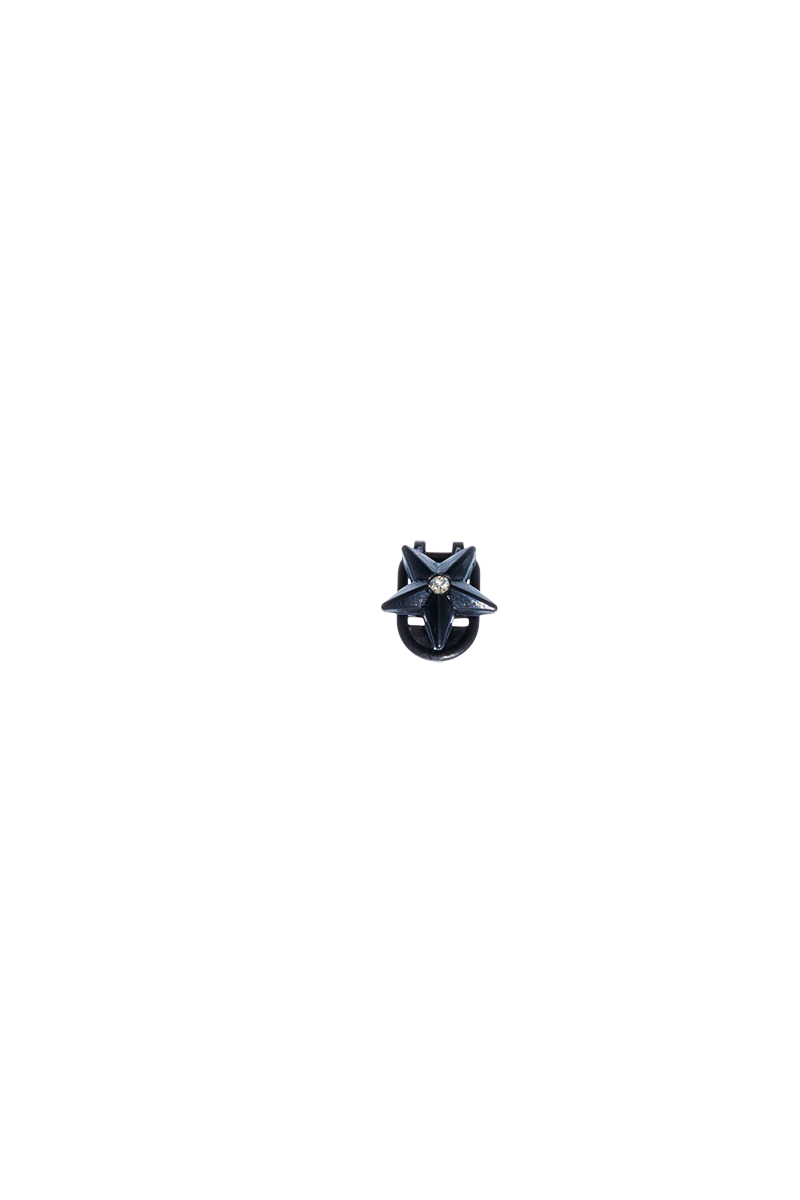 GLOSSY DROPS BLACK STAR HAIR CLIP
