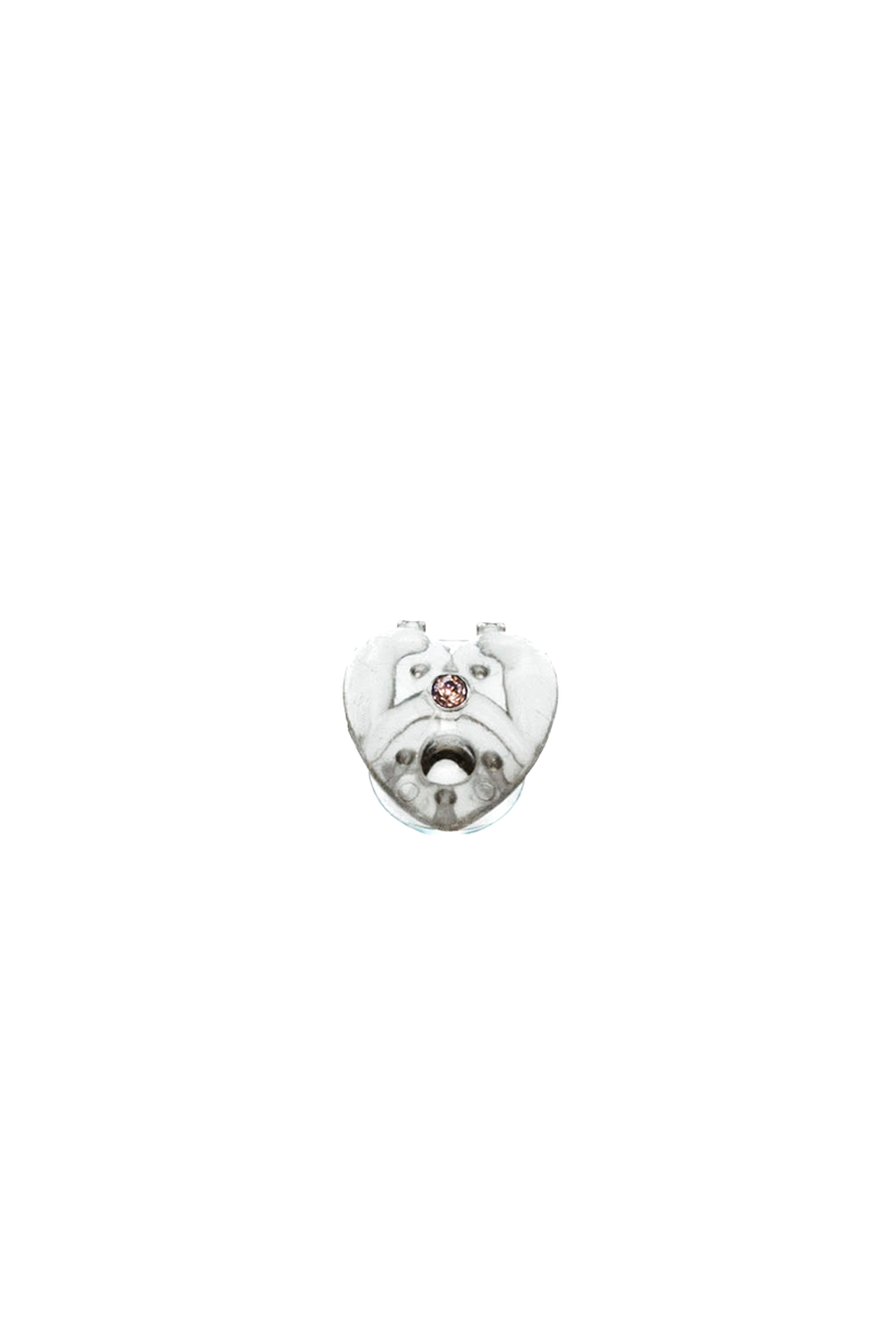 GLOSSY DROPS TRASPARENT HEART HAIR CLIP